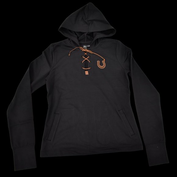 NFL Womens Indianapolis Colts Game-On Hooded Pullover-Top Hoodie New - Picture 3 of 5